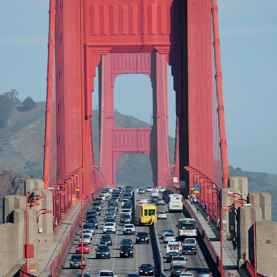 Configurando melhor a Ponte Golden Gate.